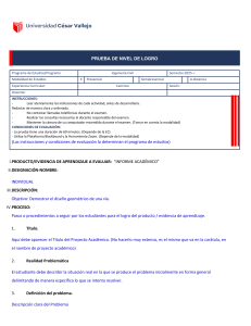 Prueba de Nivel Ingeniería Civil: Diseño Geométrico de Vía