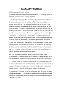 Causas Intr&iacute;nsecas del Deterioro de Edificios