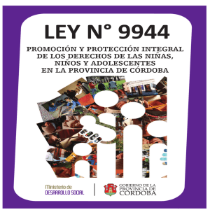 Ley 9944: Protecci&oacute;n Integral Ni&ntilde;os y Adolescentes C&oacute;rdoba
