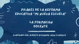 Reforma Educativa: Formaci&oacute;n Docente en El Salvador