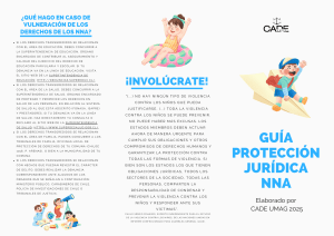 Gu&iacute;a Protecci&oacute;n Jur&iacute;dica NNA Chile: Derechos y Denuncias