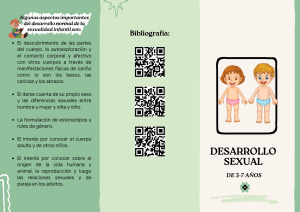 Desarrollo Sexual Infantil (3-7 a&ntilde;os): Gu&iacute;a Informativa