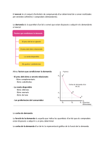 Mercado, Demanda y Oferta: Apuntes de Econom&iacute;a