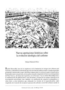Evoluci&oacute;n Ideol&oacute;gica del Carlismo: Aportaciones Hist&oacute;ricas