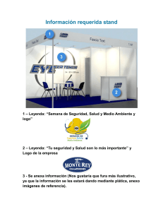 Requisitos Stand Seguridad, Salud y Medio Ambiente