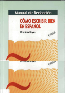 C&oacute;mo Escribir Bien en Espa&ntilde;ol: Manual de Redacci&oacute;n