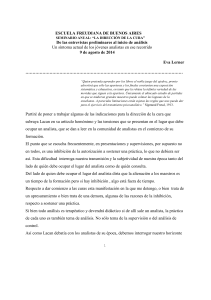 Seminario Freudiano: La Direcci&oacute;n de la Cura en J&oacute;venes Analistas