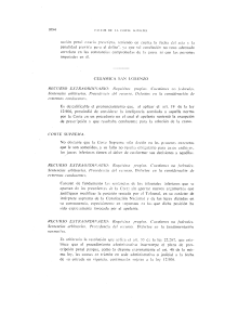 Resoluci&oacute;n Judicial: Recurso Extraordinario y Prescripci&oacute;n Penal