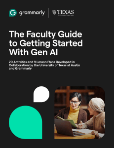 Gen AI Faculty Guide: Activities & Lesson Plans