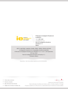 Integraci&oacute;n de Alumnos con Necesidades Educativas Especiales