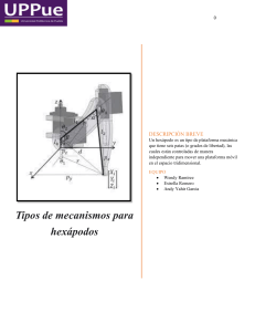 Mecanismos para Robots Hexápodos: Análisis Comparativo