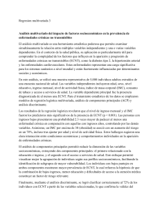 Factores Socioecon&oacute;micos y Enfermedades Cr&oacute;nicas: An&aacute;lisis Multivariado