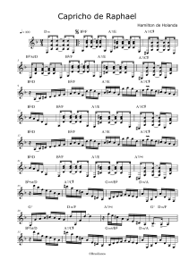 Partitura: Capricho de Raphael - Hamilton de Holanda