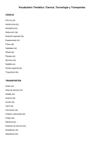 Vocabulario de Ciencia, Tecnolog&iacute;a y Transportes