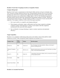 Broulim's Fresh Foods: Growth in a Competitive Market