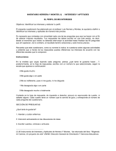 Cuestionario de Intereses y Aptitudes Herrera y Montes