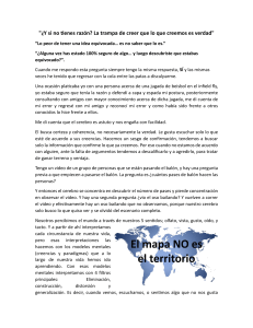 La Trampa de Creer que Tenemos la Raz&oacute;n: Humildad Intelectual