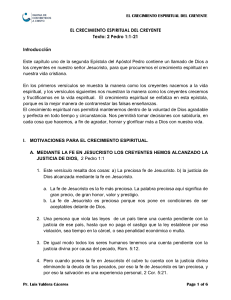 Crecimiento Espiritual del Creyente: Guía y Motivaciones