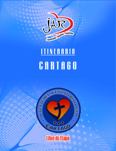 Itinerario Cartago: Gu&iacute;a para J&oacute;venes Agustino Recoletos
