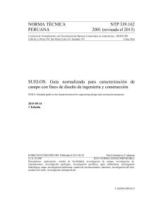 Suelos: Gu&iacute;a para Caracterizaci&oacute;n de Campo en Ingenier&iacute;a