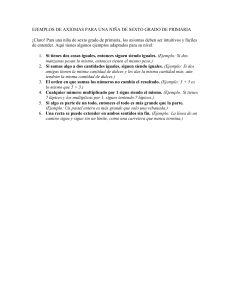 Axiomas para Ni&ntilde;os de Primaria: Ejemplos Sencillos