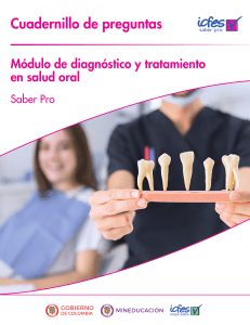 Saber Pro: Diagn&oacute;stico y Tratamiento en Salud Oral - Examen