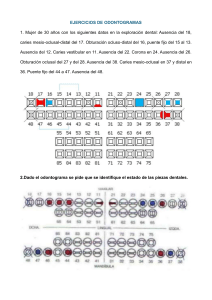 Ejercicios de Odontogramas: Pr&aacute;ctica Dental