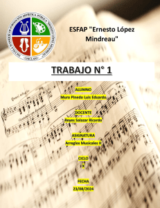 Tarea de Arreglos Musicales II - ESFAP