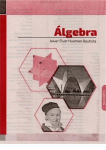 &Aacute;lgebra: Libro de Texto para Estudiantes