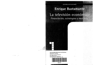 La Televisi&oacute;n Econ&oacute;mica: Bustamante | Econom&iacute;a de la TV