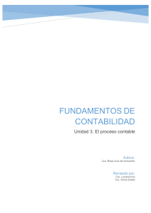 Fundamentos de Contabilidad: El Proceso Contable