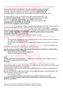 Fundamentos de Econom&iacute;a: Comercio Internacional y Balanza de Pagos