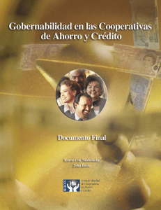 Gobernabilidad en Cooperativas de Ahorro y Crédito