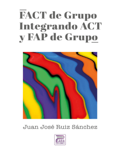 FACT de Grupo: Integrando ACT y FAP en Terapia Grupal