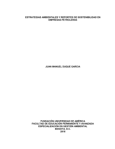 Estrategias Ambientales y Reportes en Empresas Petroleras