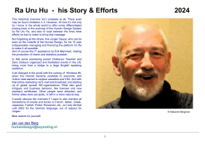 Ra Uru Hu: His Story & Efforts - Human Design System Overview