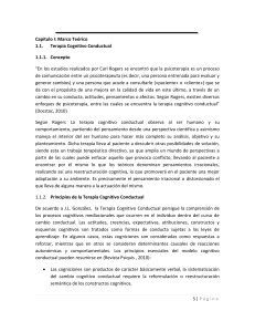 Terapia Cognitivo Conductual: Concepto, Principios y T&eacute;cnicas