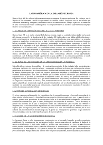 RESUMEN LA PRIMERA EXPANSIÓN EUROPEA HACIA LA PERIFERIA