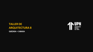 Taller Arquitectura 8: Propuesta Equipamientos Urbanos