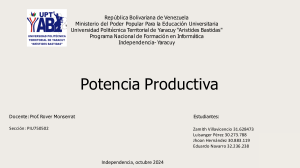 Proceso Geohist&oacute;rico de Venezuela: Una Presentaci&oacute;n