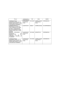 Tabla comparativa de investigaciones en ingenier&iacute;a s&iacute;smica