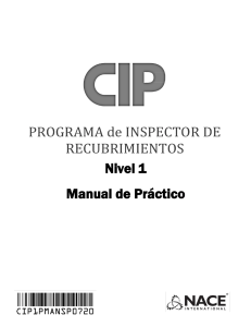 Manual del Inspector de Recubrimientos Nivel 1