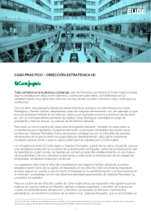El Corte Ingl&eacute;s: Caso de Estudio de Direcci&oacute;n Estrat&eacute;gica