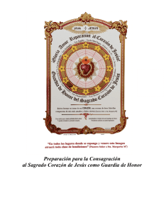 Consagraci&oacute;n al Sagrado Coraz&oacute;n de Jes&uacute;s: Preparaci&oacute;n