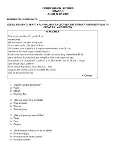 Comprensión Lectora 3er Grado: Ejercicios y Textos Cortos