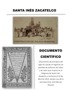 Santa In&eacute;s Zacatelco: Documento de Historia y Cultura