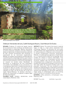 Ruinas de San Agust&iacute;n: Legado de la Esclavitud en Matanzas