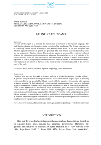 Infixos en espa&ntilde;ol: an&aacute;lisis morfol&oacute;gico