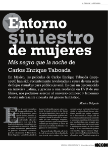 Carlos Enrique Taboada: Películas de terror y protagonistas femeninas
