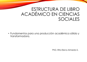 Estructura de Libro Académico en Ciencias Sociales